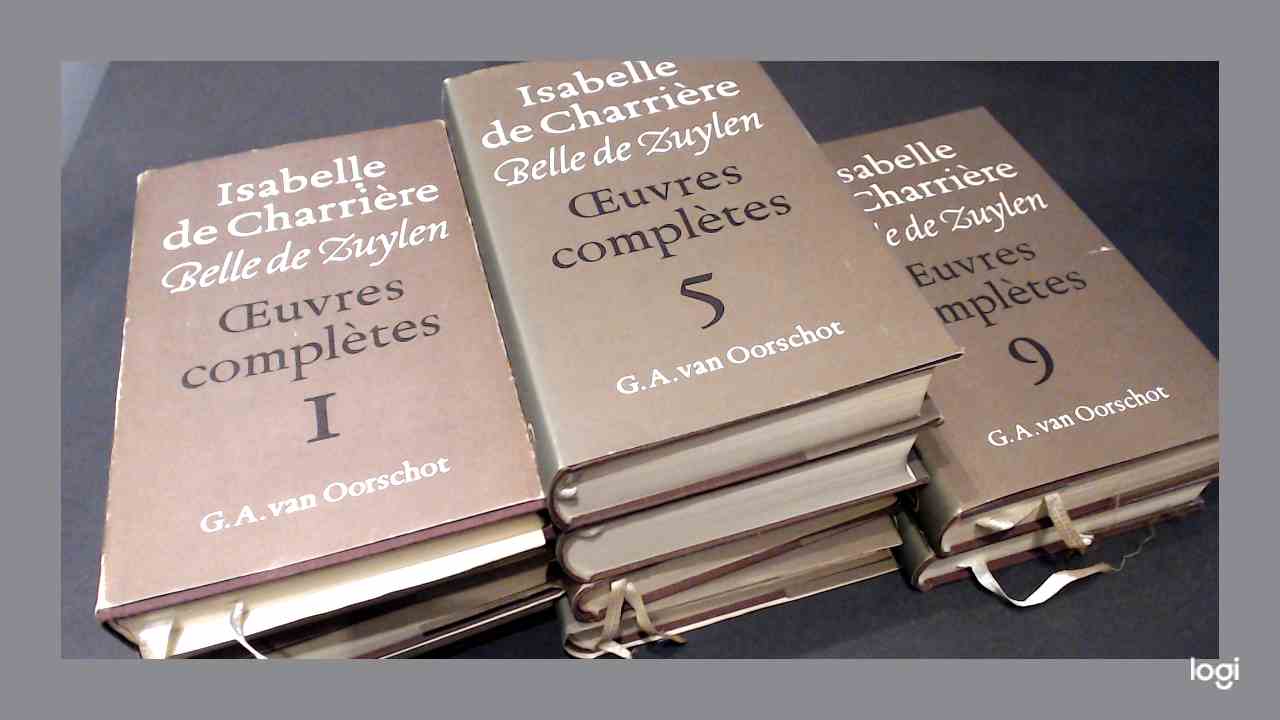CHARRIERE, ISABELLE DE - BELLE DE ZUYLEN - Oeuvres compltes - 10 delen (compleet)